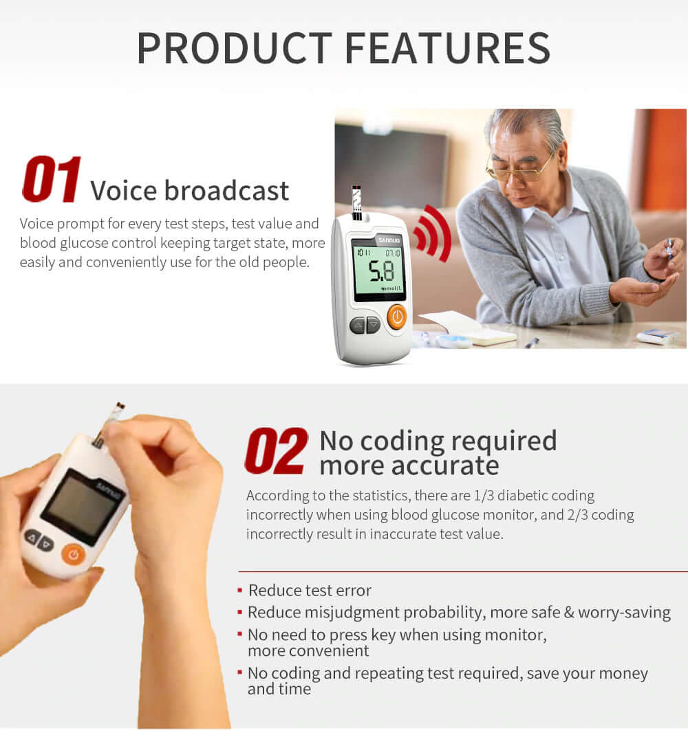 Glucose Meter blood sugar Monitor - Image 5