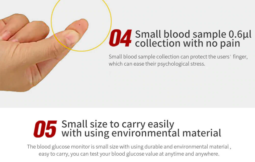 Glucose Meter blood sugar Monitor - Image 7