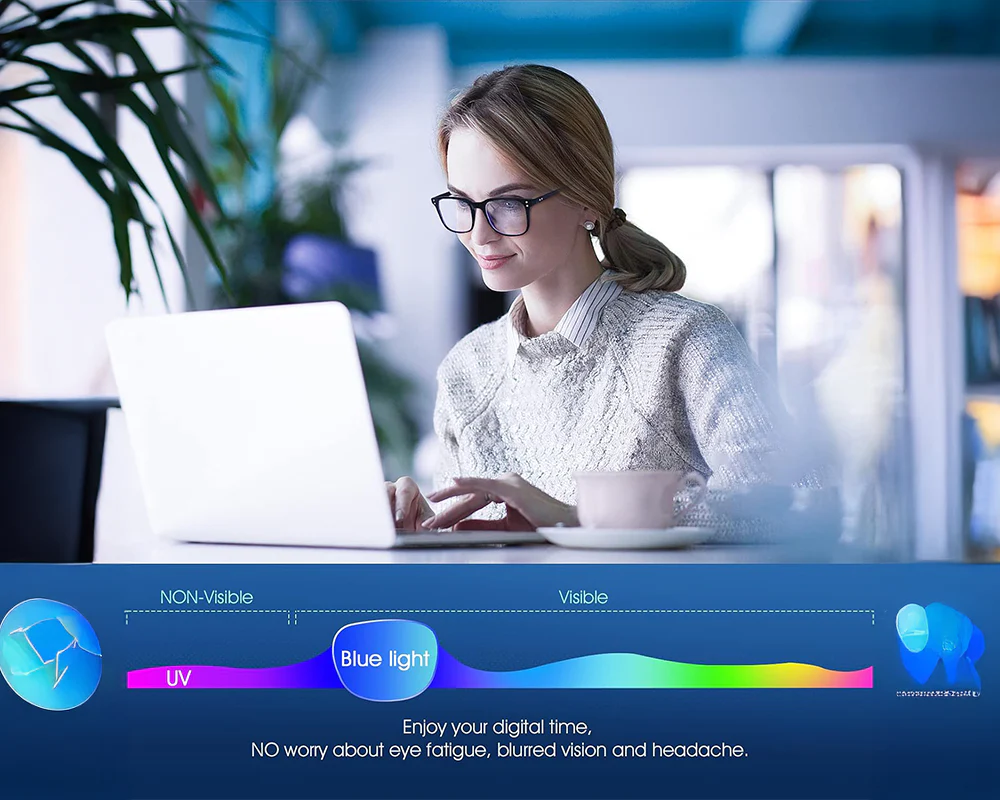 Computer Glasses Anti Blue Light - Image 3