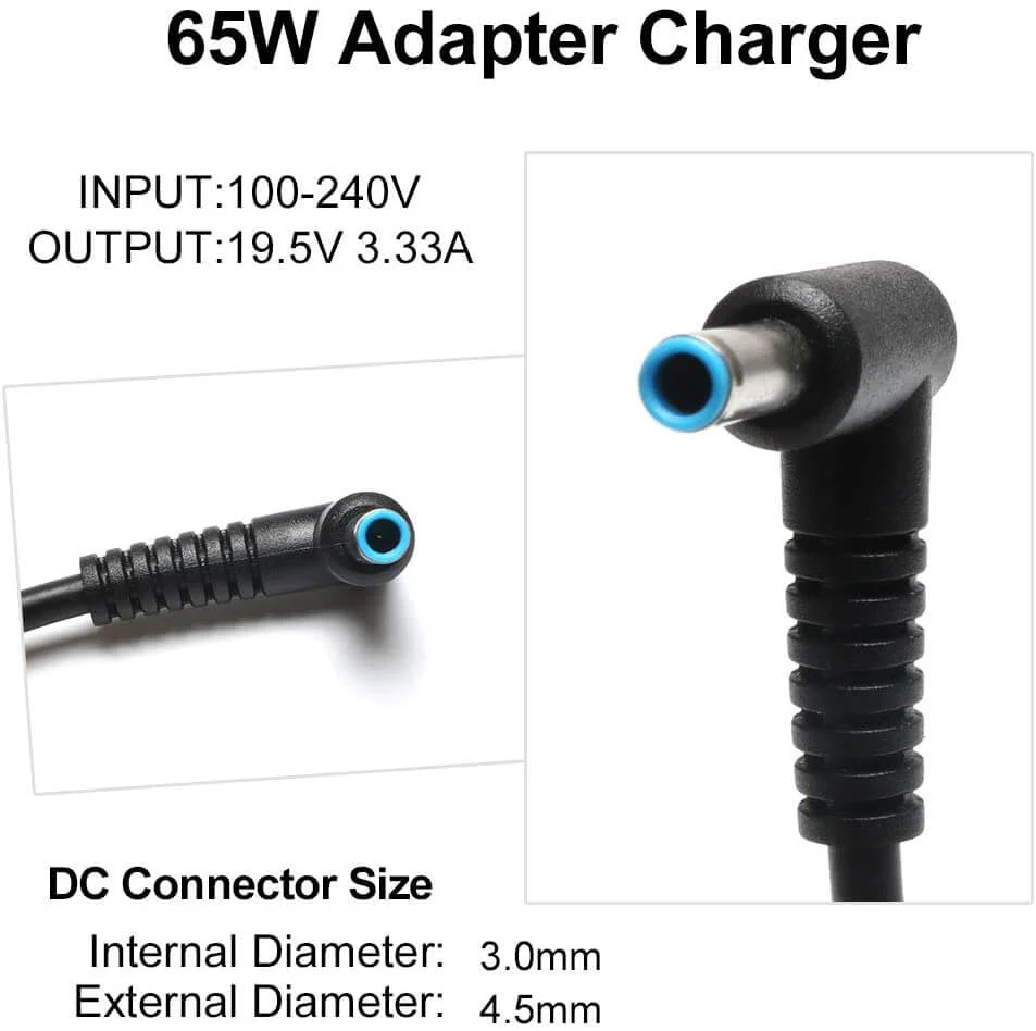 Blue tick 65W Laptop Charger for HP Chromebook - Image 3