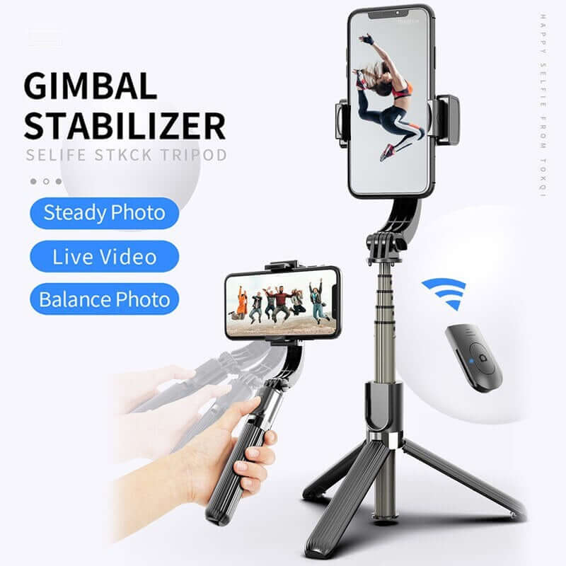Bluetooth Selfie Stick Tripod Bluetooth Remote - Image 4