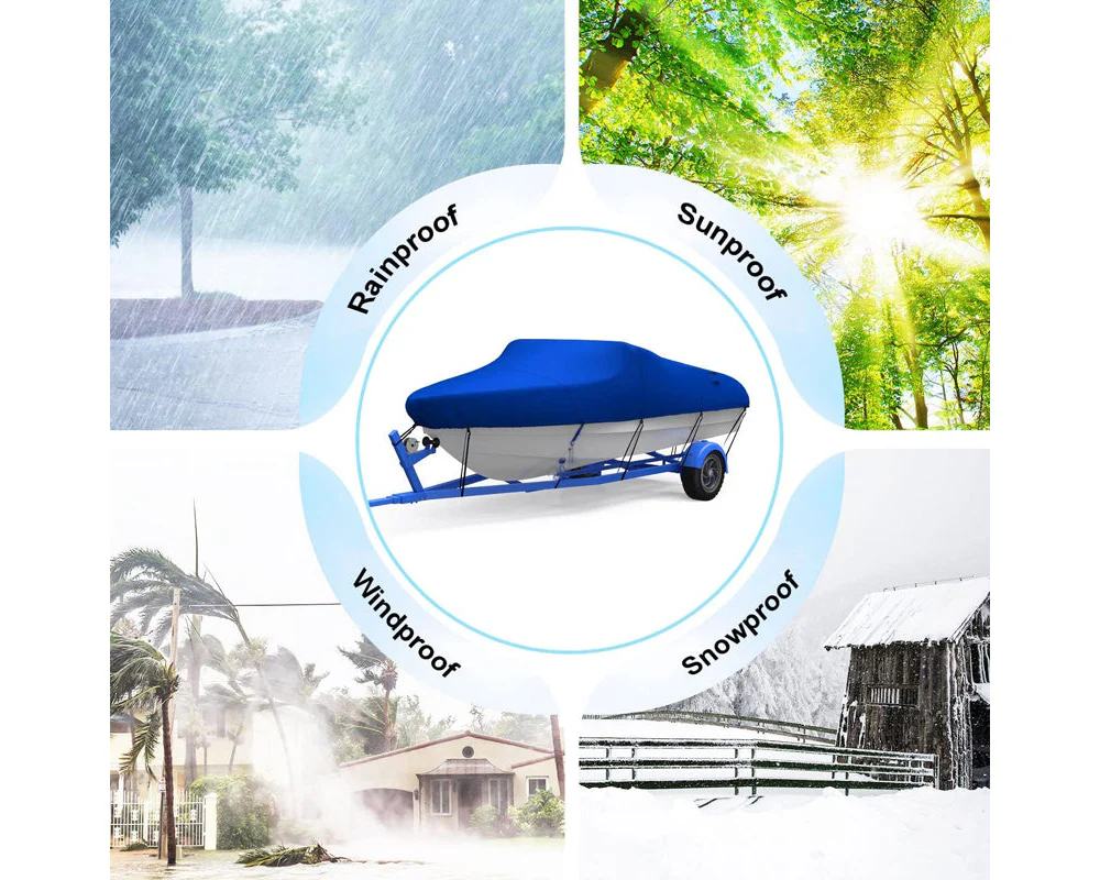 Boat Cover Heavy Duty – 210D Waterproof Trailerable Boat Cover 11–13FT - Image 5