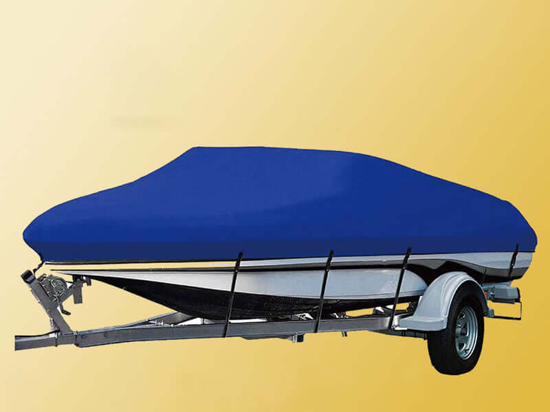 Boat Cover Heavy Duty – 600D Blue Trailerable Boat Cover for 17–19ft V-Hull - Image 3
