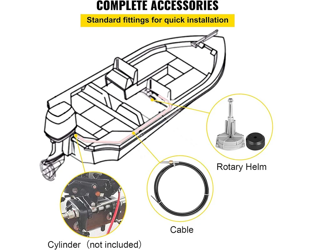Boat Rotary Steering System Kit - Image 8