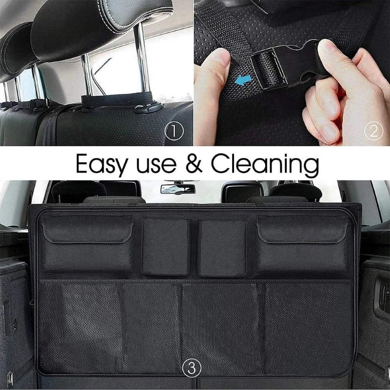 Car Rear Seat Back Storage Bag Multi Use Car Trunk - Image 7