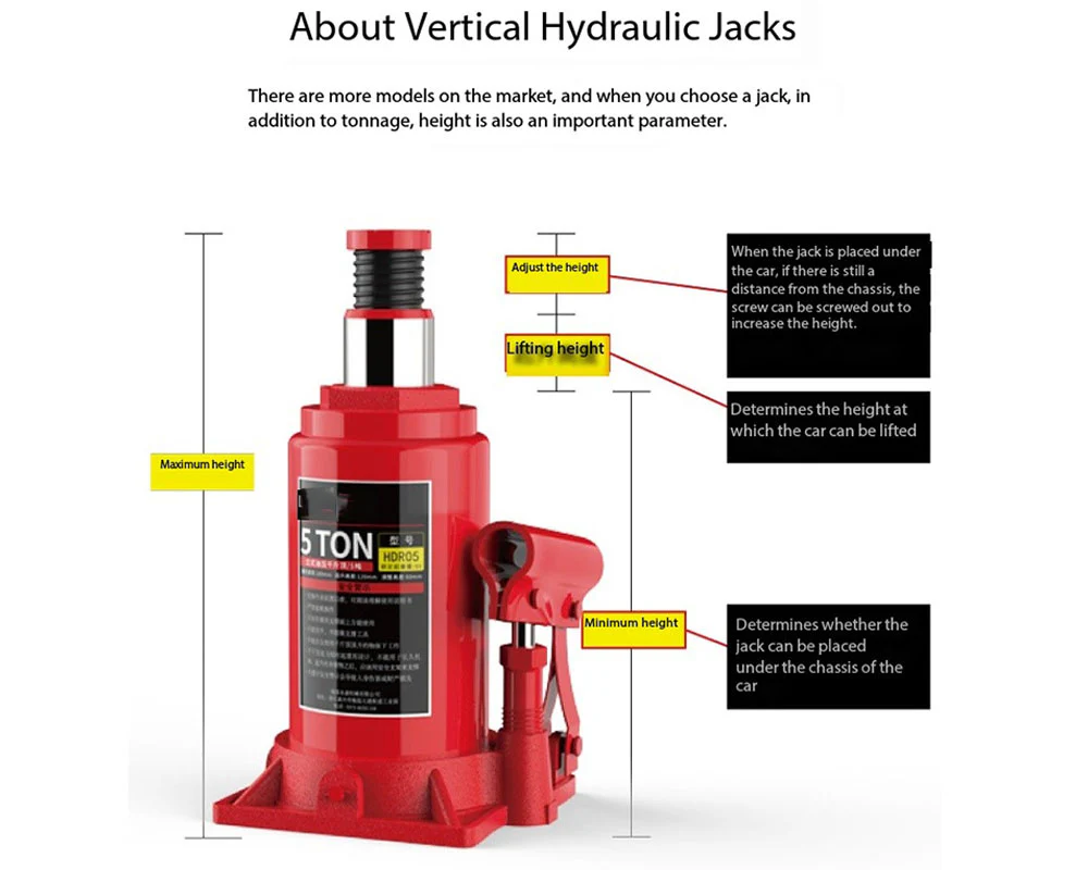 Hydraulic Bottle Jack 5 Ton - Image 7