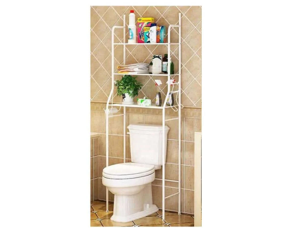 3 Tiers Bathroom shelf Toilet Shelf Organiser - Image 5