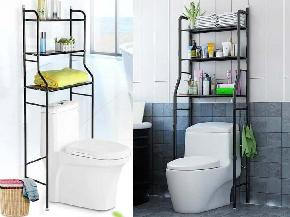 Bathroom Shelves On The Toilet Toilet Shelf Toilet Rack - Image 3