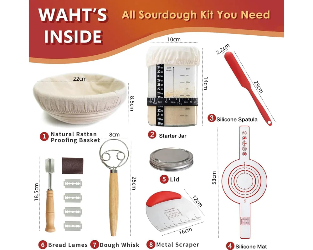 Bread Proofing Basket Set - Image 3