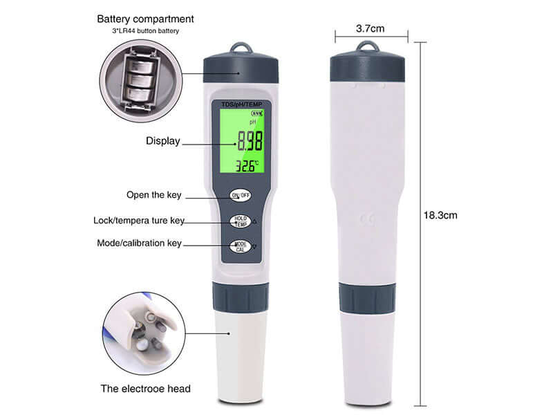 Digital pH Meter - TDS Tester - Image 3