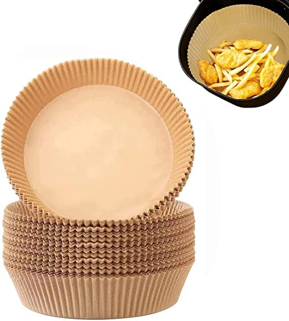 Air Fryer Disposable Paper Liner Non-Stick Air Fryer Paper Liner 100pcs - Image 2