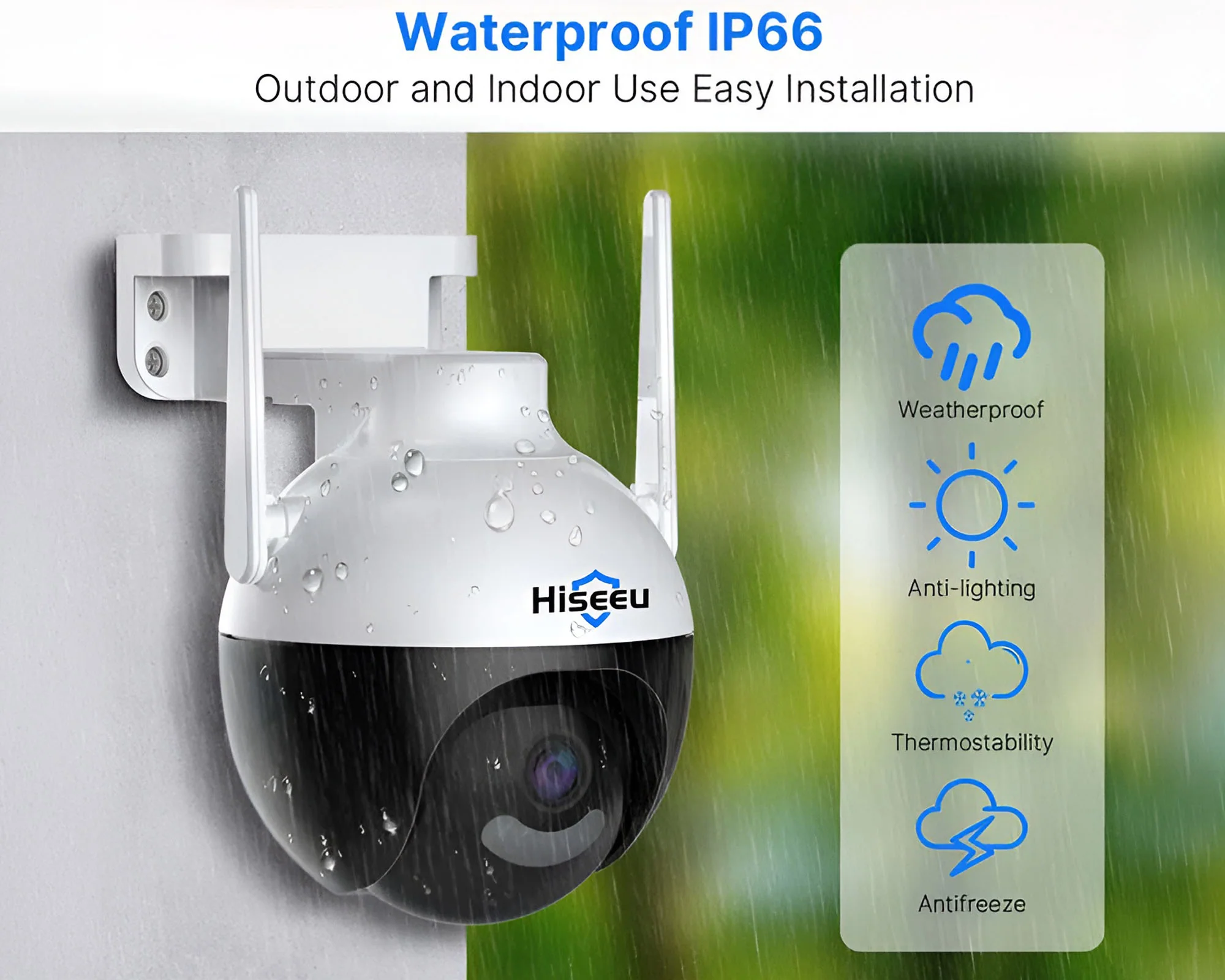 4MP Hiseeu Security Camera HD Surveillance with Human Detection - Image 3