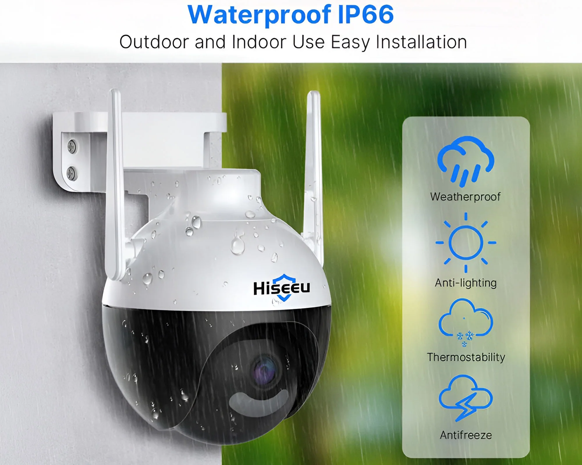 4MP Hiseeu Security Camera HD Surveillance with Human Detection - Image 4