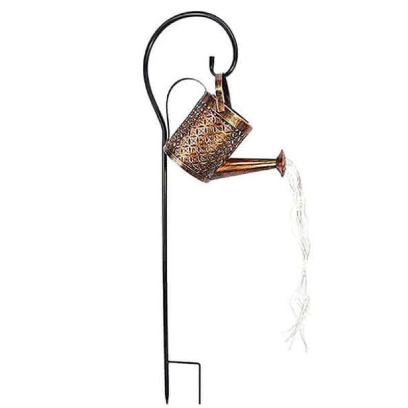 Solar Lights watering can Kettle Art Light - Image 3