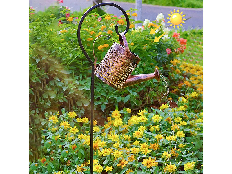 Solar Lights watering can Kettle Art Light - Image 9