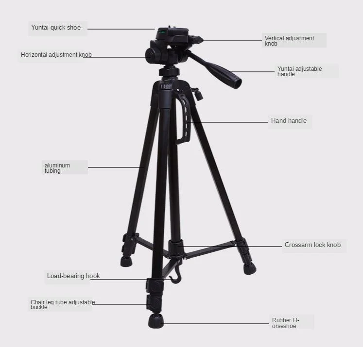 Universal Camera Tripod with adjustable height - Image 8