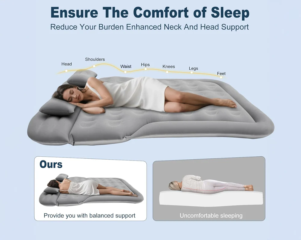 Car Inflatable Air Mattress with Pump - Image 5