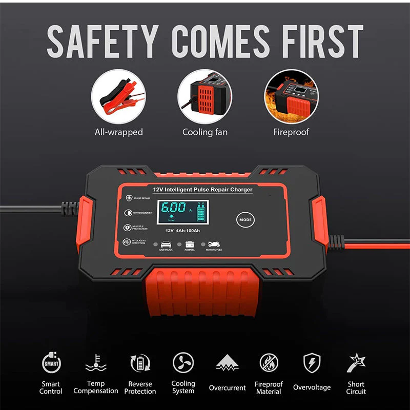 Car Battery Charger Automatic Battery Charger - Image 5