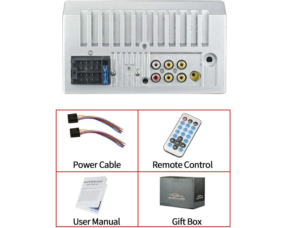 7" Double DIN Touch Bluetooth Car Stereo - Image 7