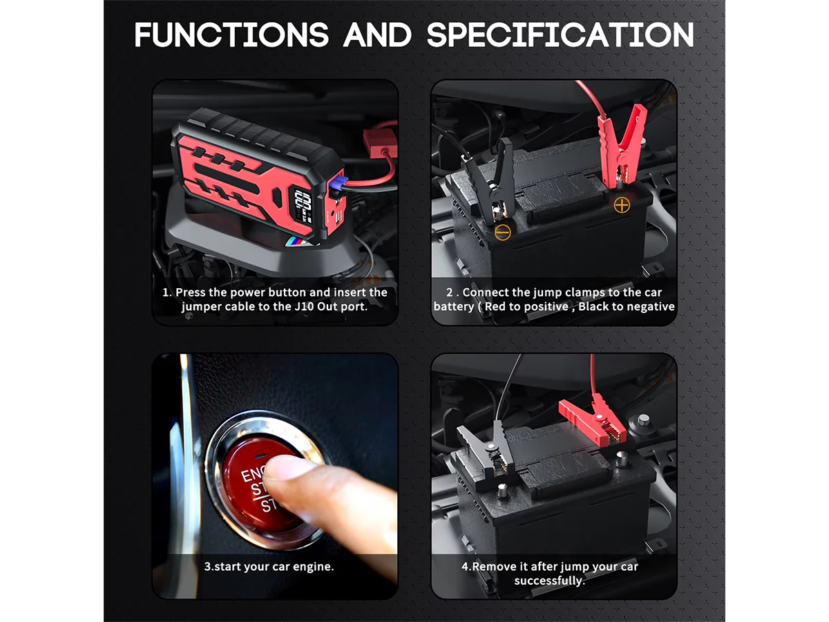 Portable Car Jump Starter - Image 7