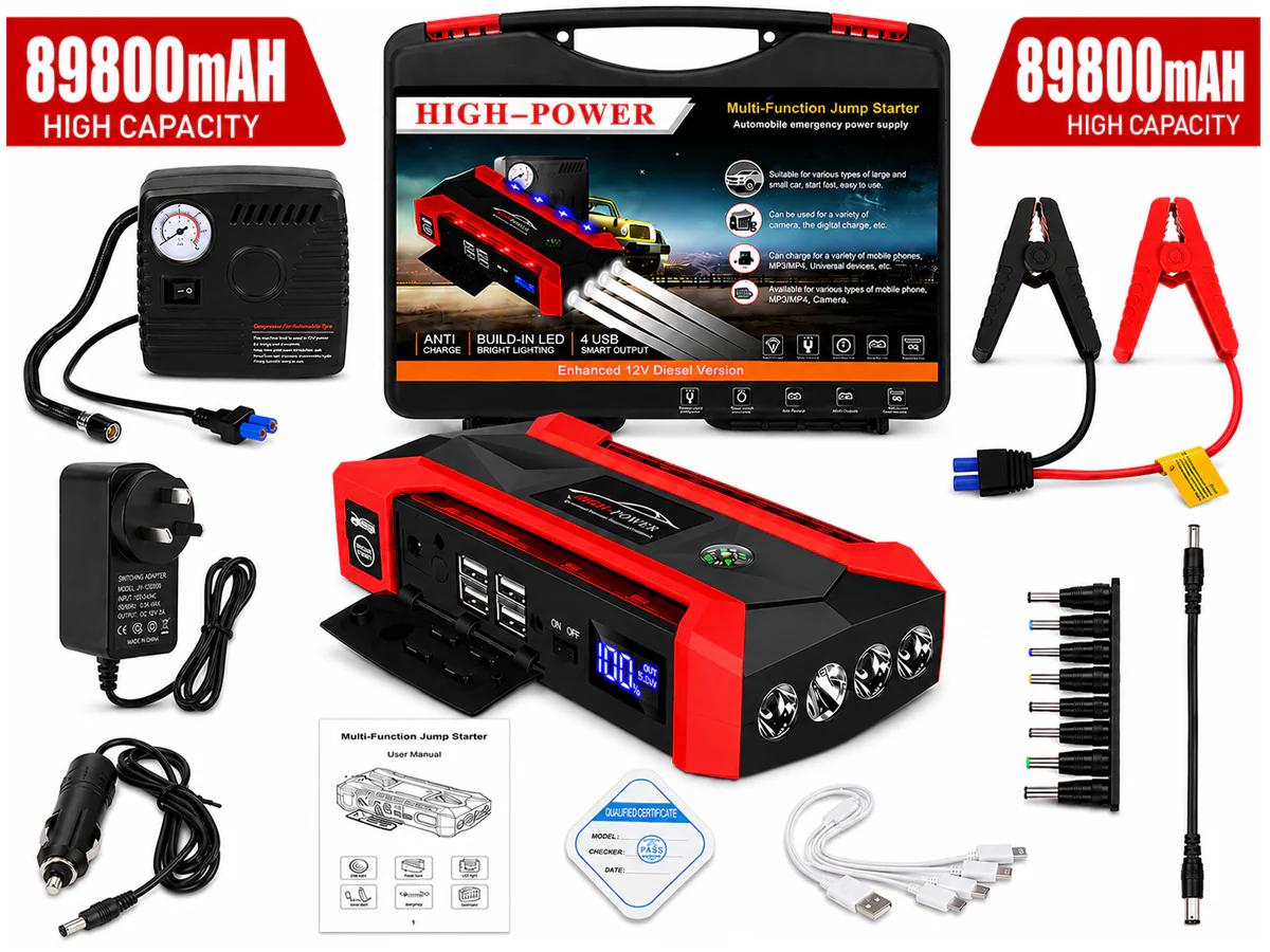 Portable Car Jump Starter Emergency Power Bank - Image 2