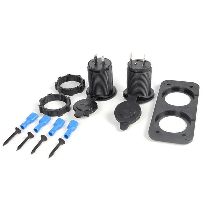 Car Plug Lighter Socket Usb Ports 12V - Image 7