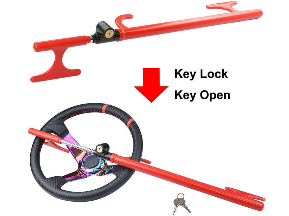 Car Steering Lock Universal Fit Steering Arm Lock - Image 5
