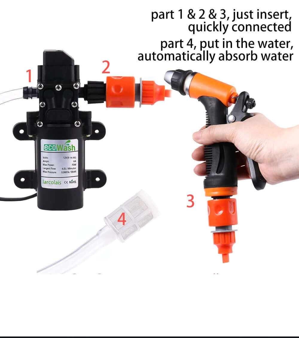 Car Washer 12V Gun Pump High Pressure - Image 8