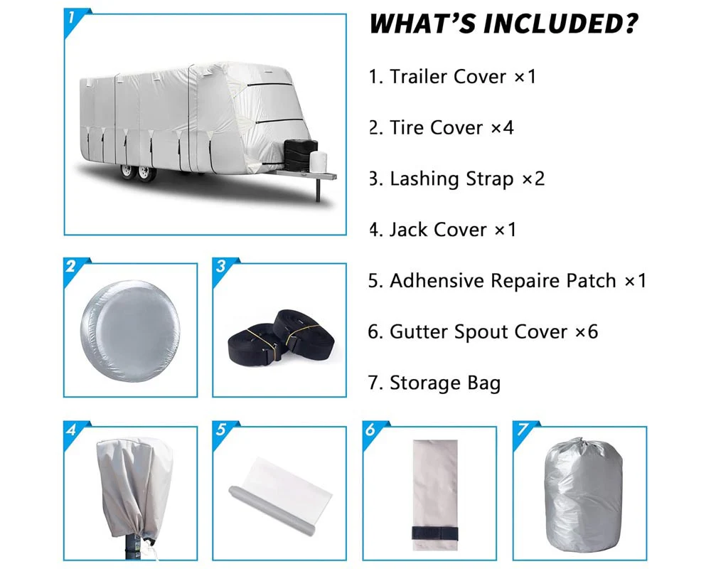 Camper Caravan Cover 21ft to 23ft - Image 7