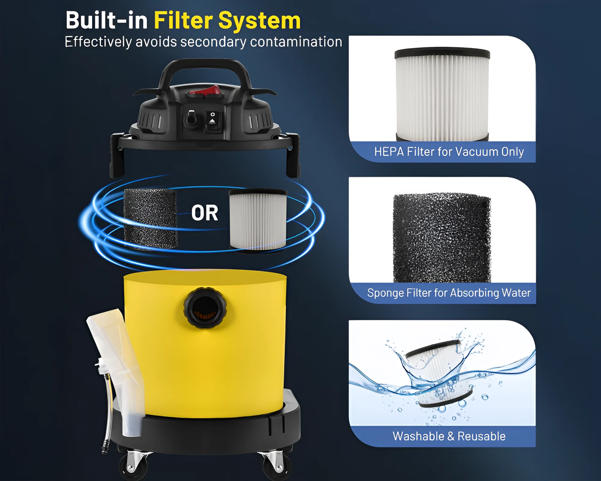 Carpet Cleaner Machine 5-in-1 Carpet Cleaner Machine for Home - Image 3