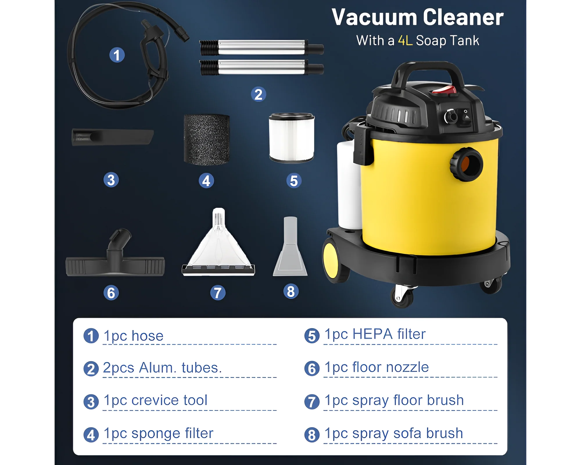 Carpet Cleaner Machine 5-in-1 Carpet Cleaner Machine for Home - Image 7