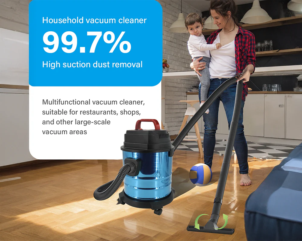 Wet and Dry Vacuum Cleaner 1500W Wet and Dry Vacuum Cleaner 20L Tank - Image 3