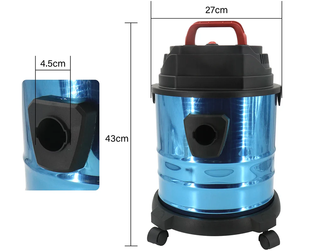 Wet and Dry Vacuum Cleaner 1500W Wet and Dry Vacuum Cleaner 20L Tank - Image 4