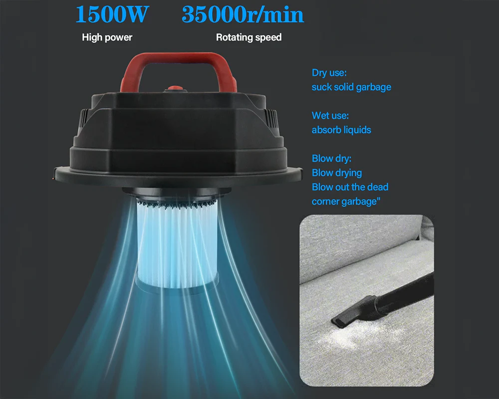 Wet and Dry Vacuum Cleaner 1500W Wet and Dry Vacuum Cleaner 20L Tank - Image 7