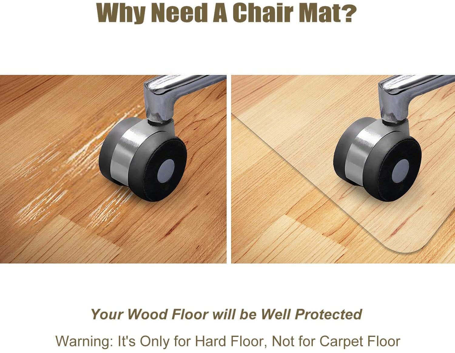 Floor Protector Office Chair Mat Clear Floor Protector - Image 7
