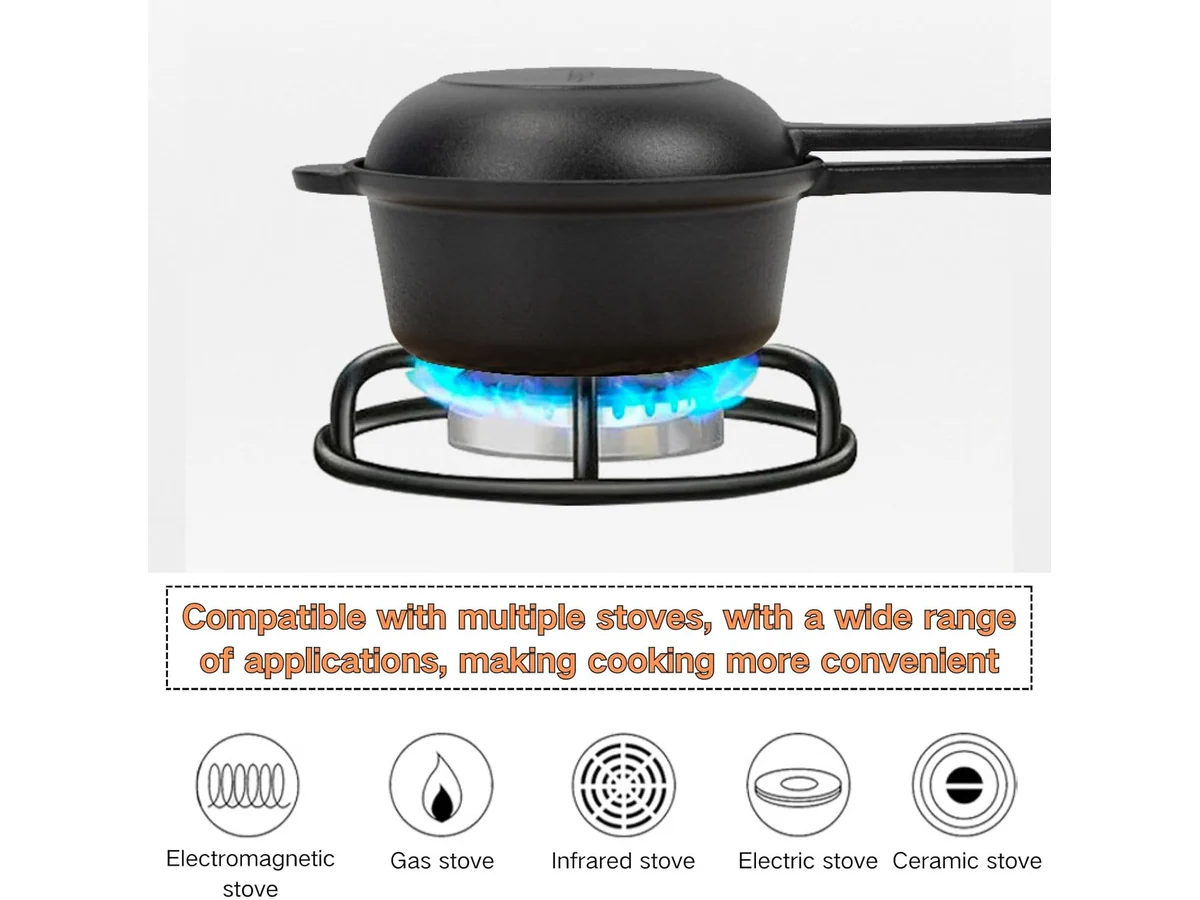 Cast Iron Saucepan with Lid - Image 8