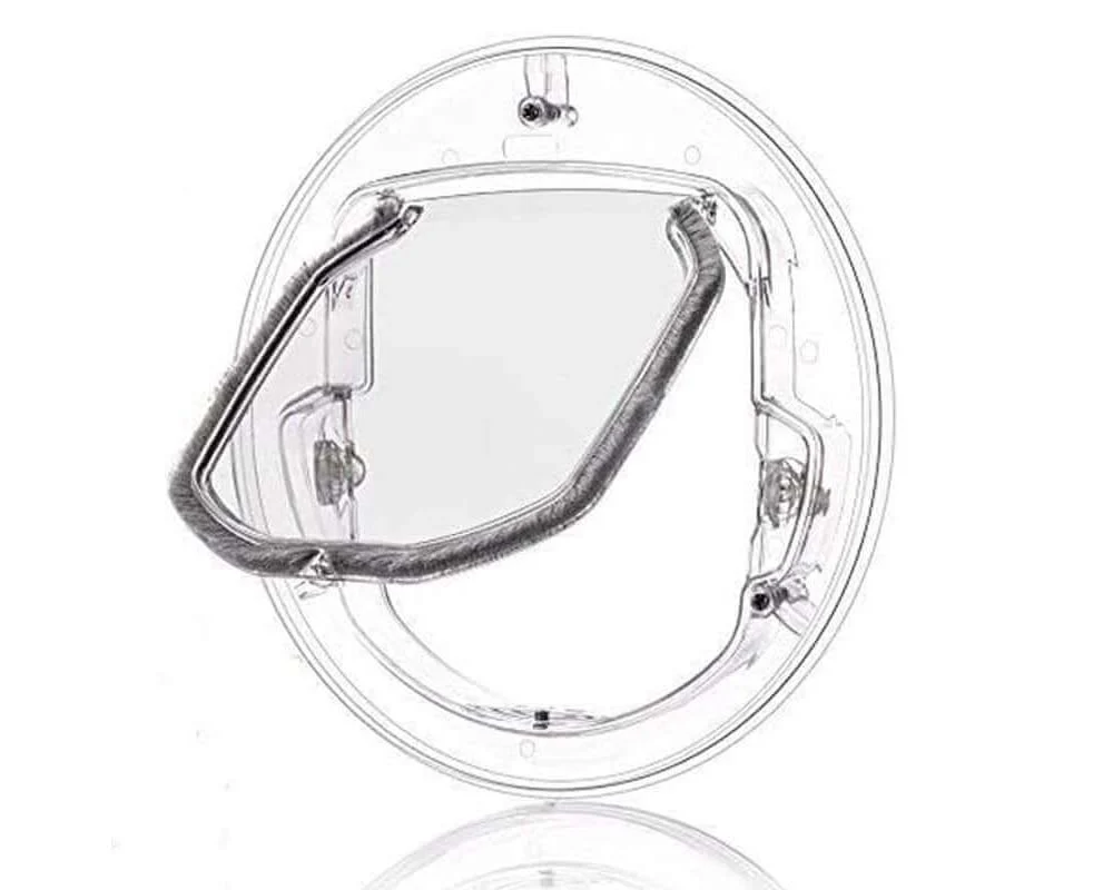 4 Ways Round Lockable Cat Door Dog Flap Cat Door - Image 9