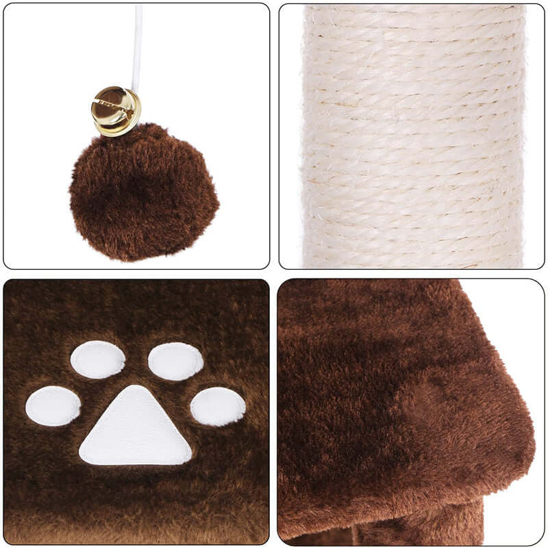 Cat Tree House Scratching Post Tree Play House - Image 8