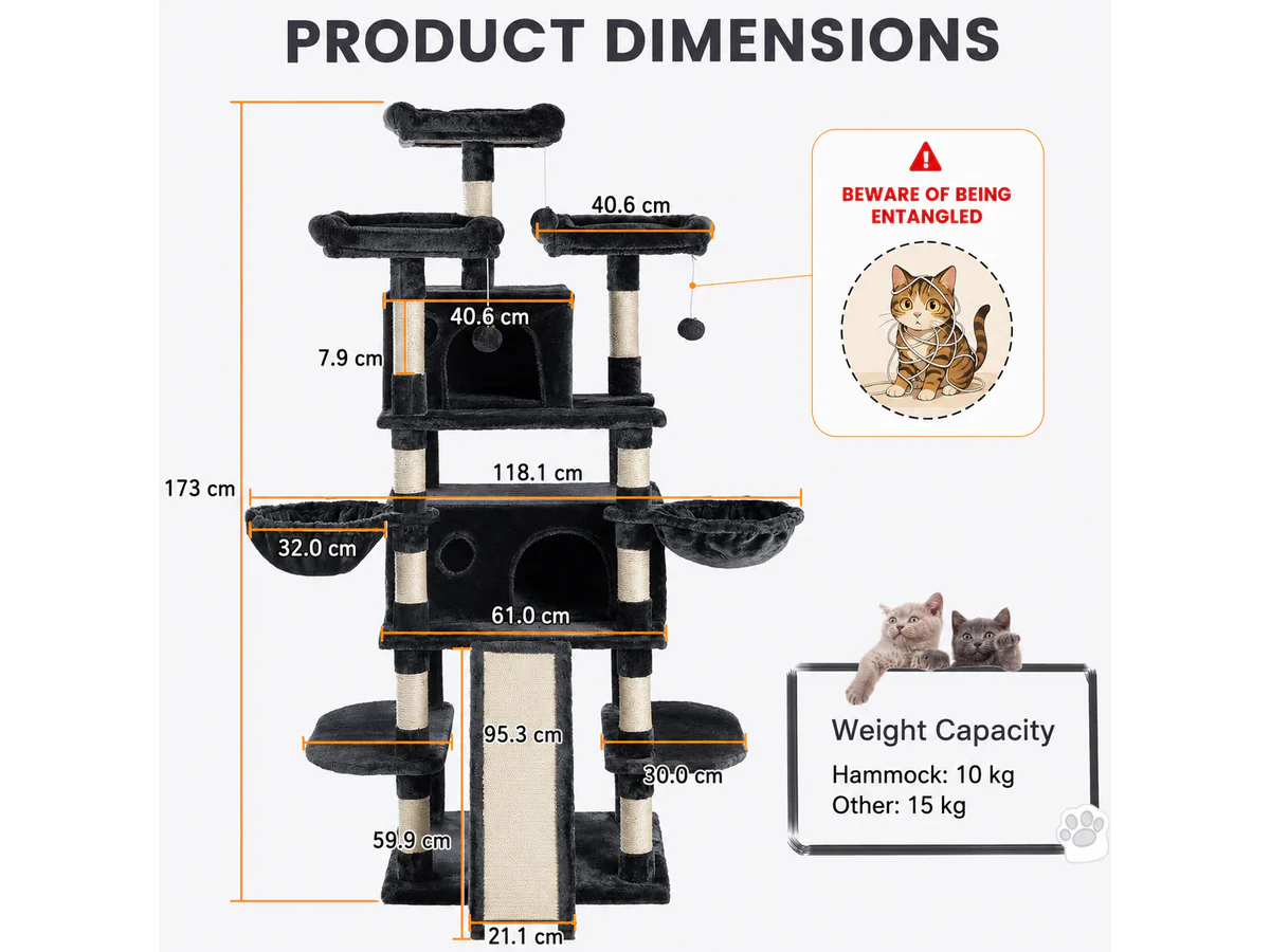 Cat Tree House Tower - Image 2