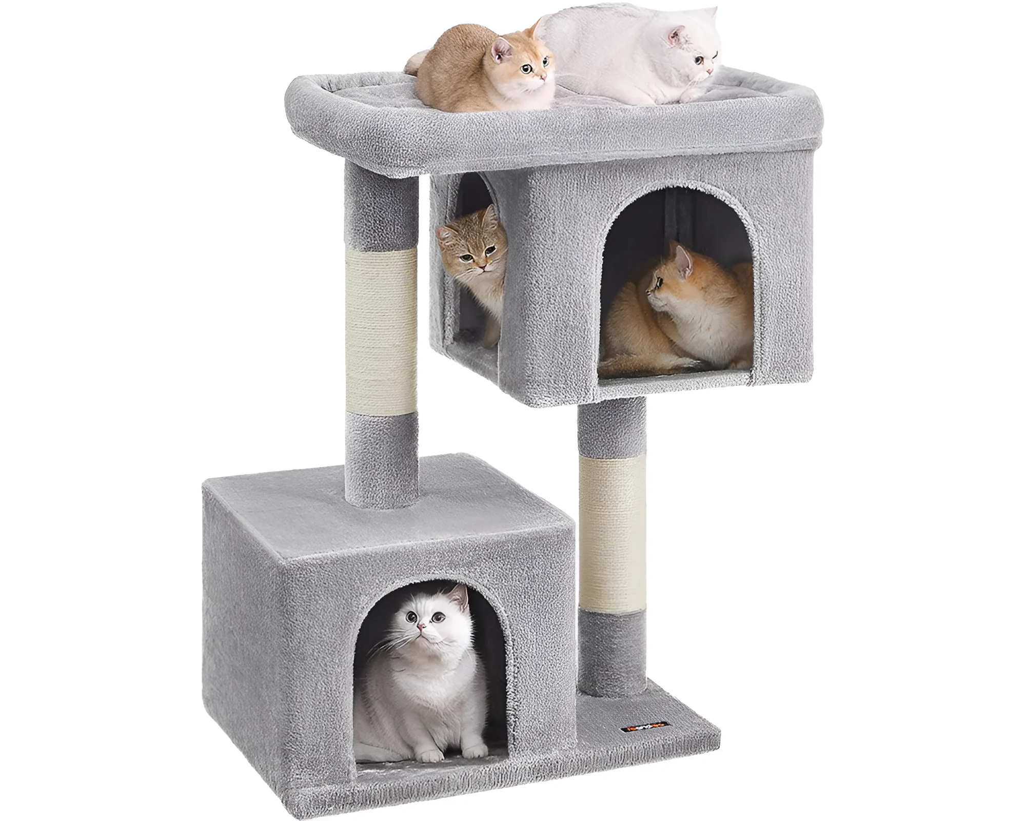 Cat Tree House with Scratching Posts - Image 2