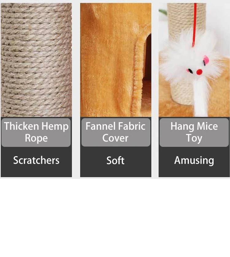 Cat Tree Climbing Scratching Column - Image 5