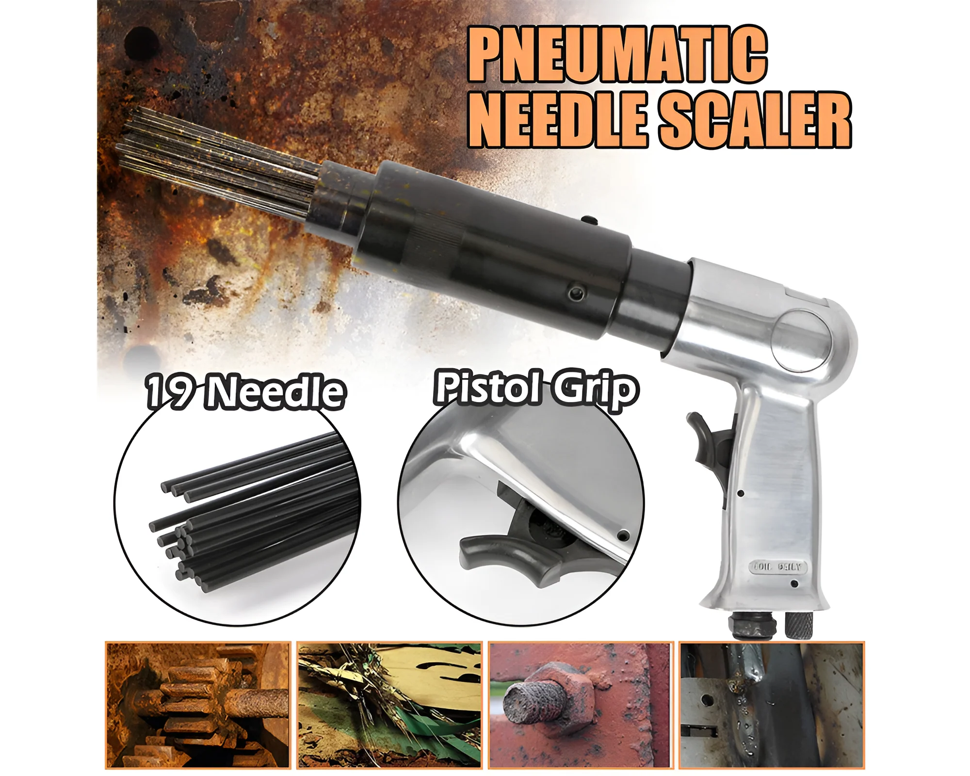 Air Tools Pneumatic Needle Scaler - Image 6