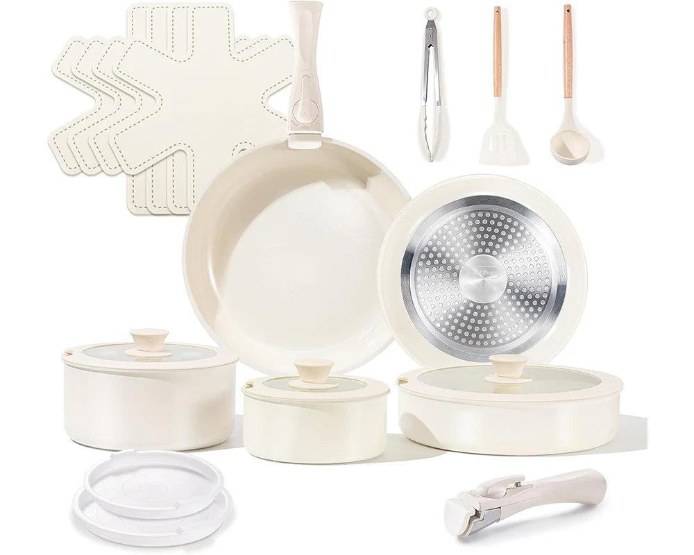 19 Piece Nonstick Induction Cookware Set - Image 2