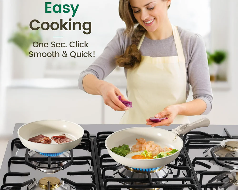 19 Piece Nonstick Induction Cookware Set - Image 3
