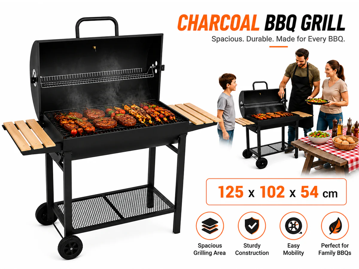 Charcoal Smoker BBQ Grill - Image 2