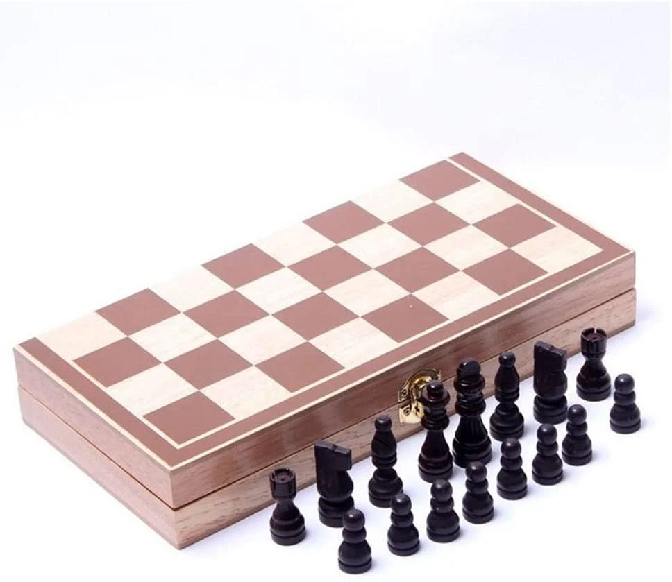 Chess Board Set Folding Wooden - Image 6