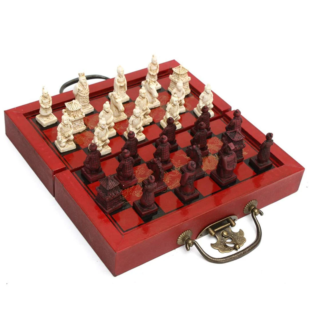 Vintage Chess Set Chess Board Set - Image 3