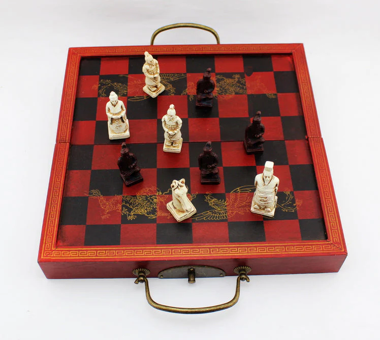 Vintage Chess Set Chess Board Set - Image 6