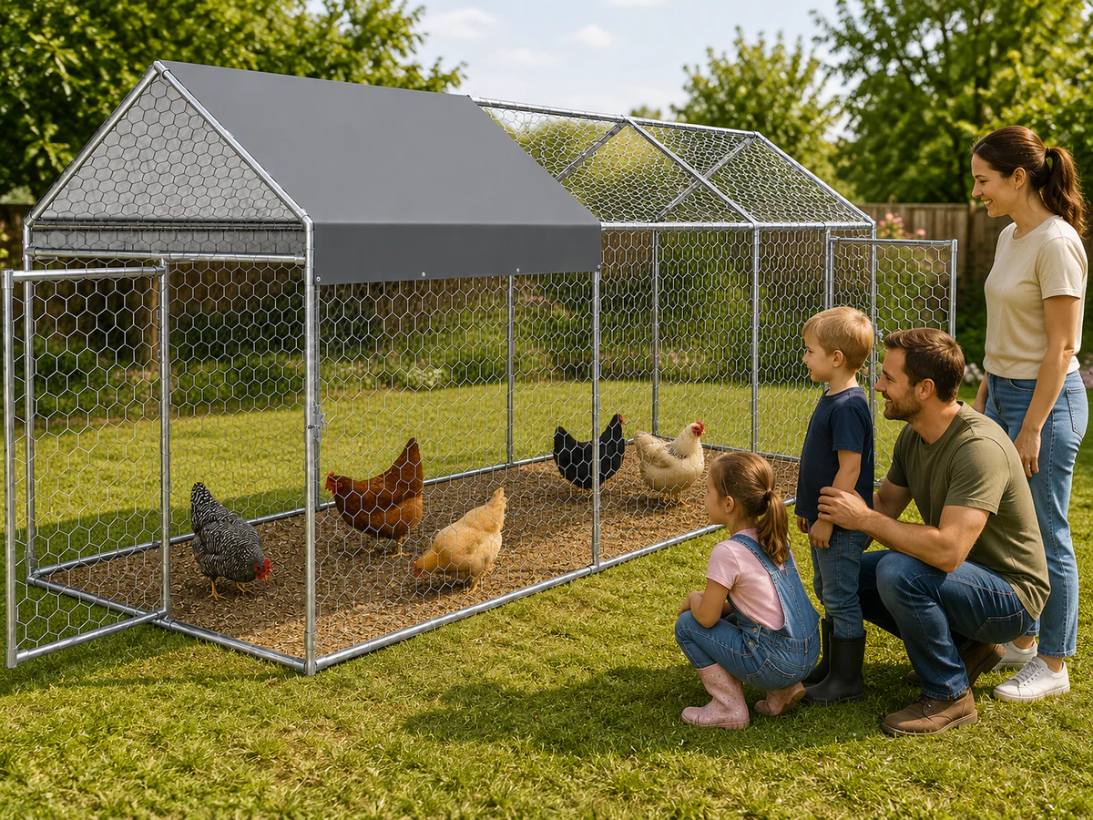 Outdoor Chicken Coop Run - Image 7