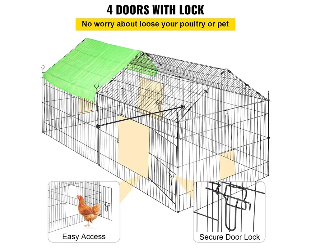 Metal Chicken Coop Run - Image 5